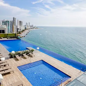 Appartement En Lujoso Edificio H2 Plaza Bocagrande